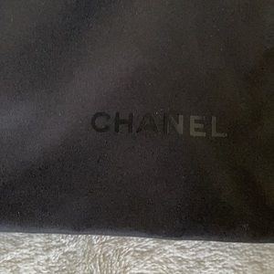 CHANEL small black dust bag